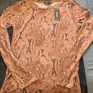 Express Snake Print Blouse